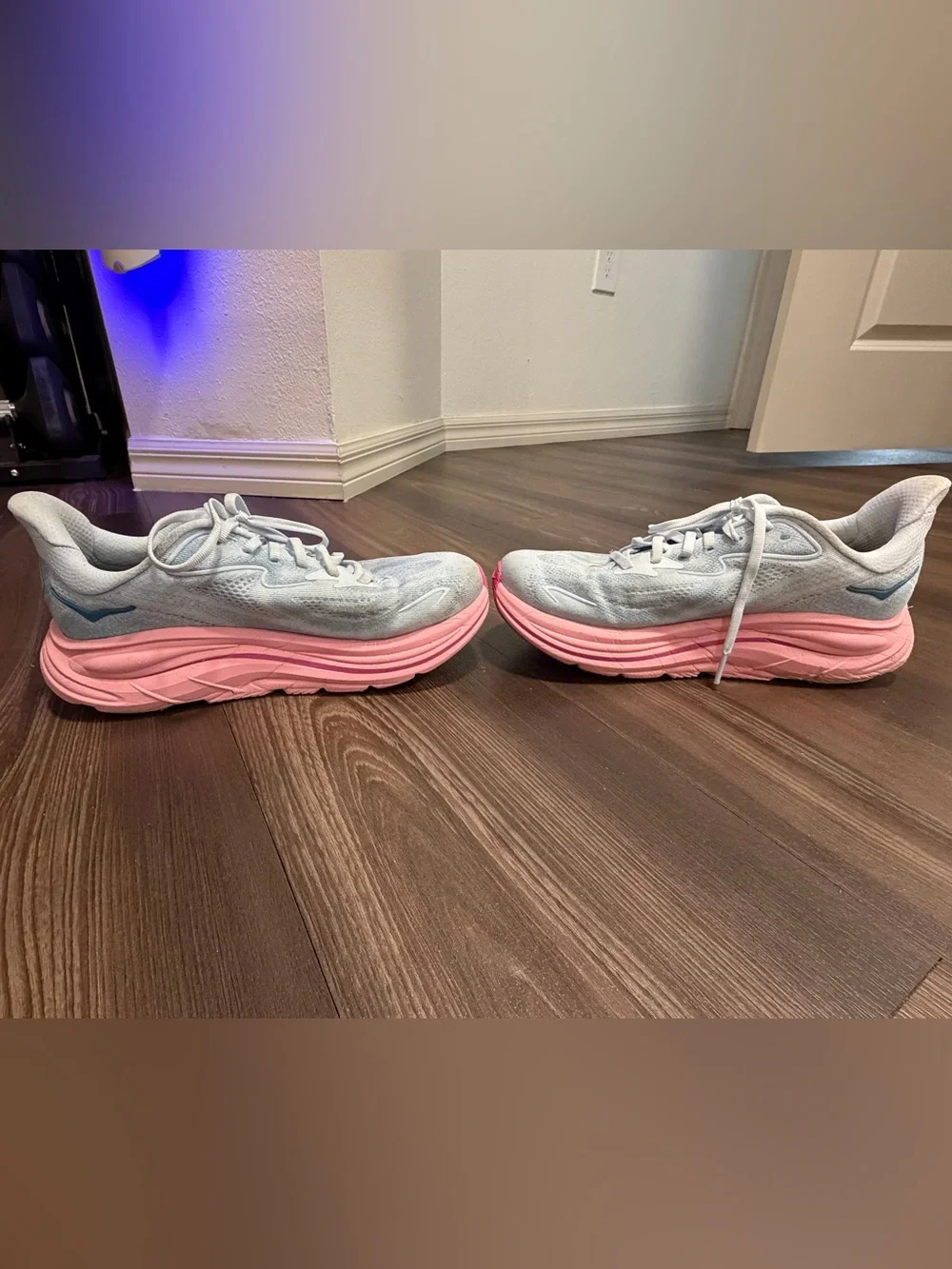 Hoka breathable mesh
